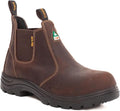 Tiger King Jasper Men’s Premium CSA Approved Chelsea Safety Boots: Composite Toe, Slip, Heat and Puncture Resistant with Electrical Hazard Protection