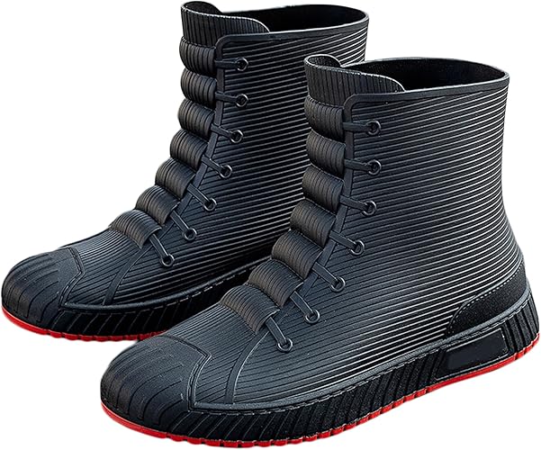 Bestgift Waterproof Rain Shoes – Padded Non-Slip Wear-Resistant Rain Boots